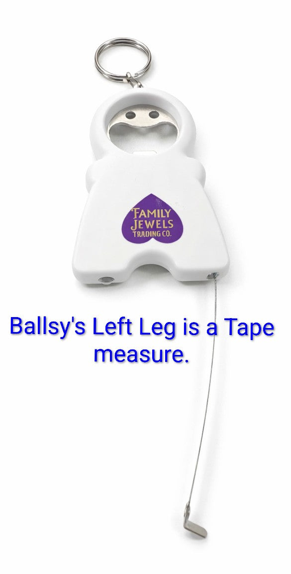 Mr. Ballsy Keychain