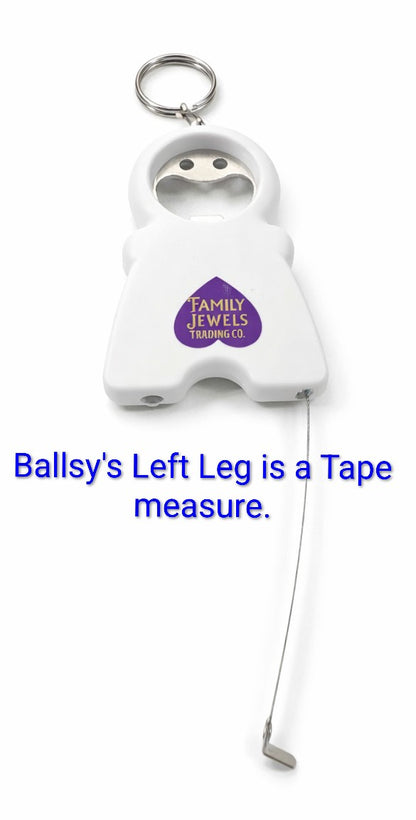 Mr. Ballsy Keychain